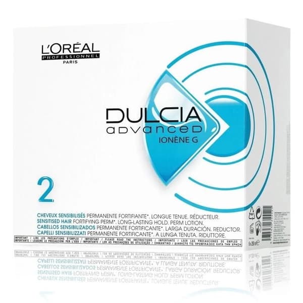 Permanentvätska - L'OREAL - Dulcia Advanced N°2 - 75 ml - Känsligt hår - Vackra lockar