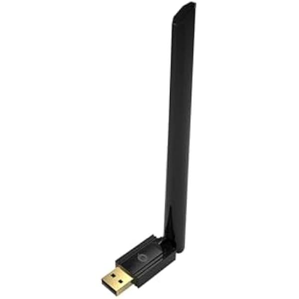 USB Bluetooth-adapter - CONCEPTRONIC - ABBY07B - Bluetooth 5.1 - Lång räckvidd 100m - Extern antenn 2dBi