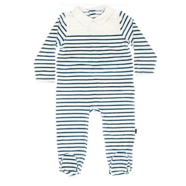 Pyjamas Randig Vit/Blå Kille Var är havet Jama