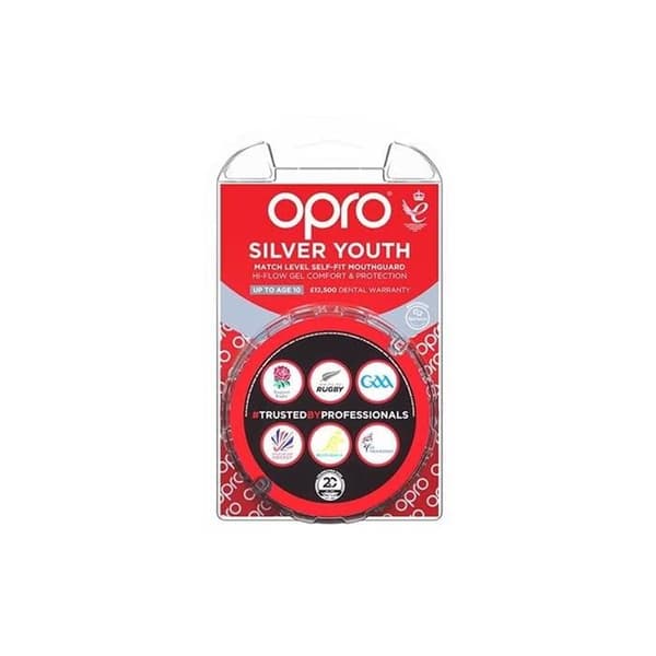 Tandskydd för barn Opro Silver Vit/ Svart