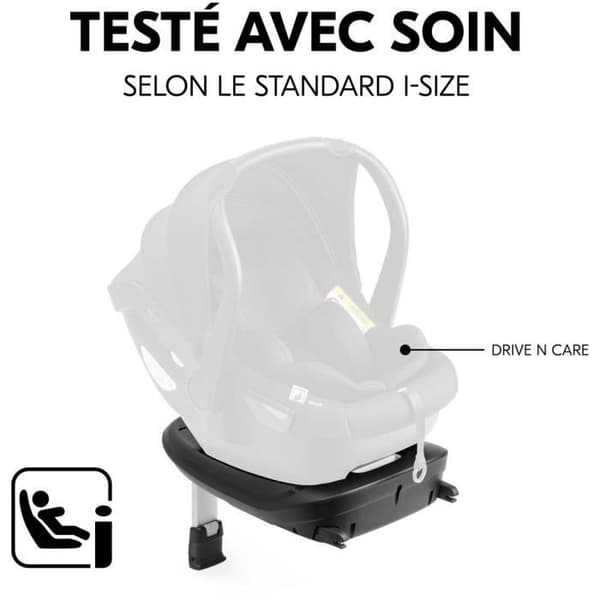 Bas Isofix - HAUCK - DRIVE N CARE - Svart
