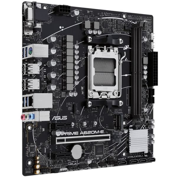 Moderkort - ASROCK - Prime A620M-E-CSM - Micro ATX - DDR5 - 96 GB