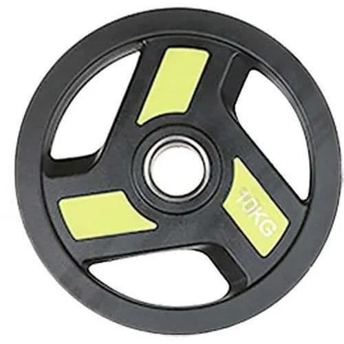 Softee Modern Weight Disc - Svart - 10 kg - För Bodybuilding och Tyngdlyftning