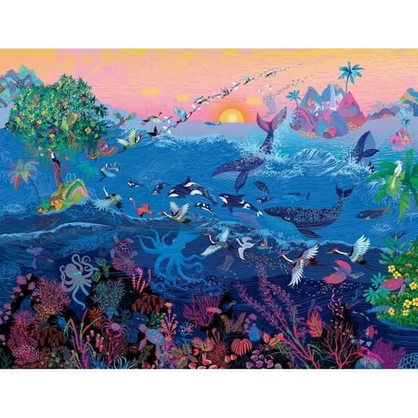 2000 bitars pussel - Nathan - Havets under / Peggy Nille - Evasion Collection