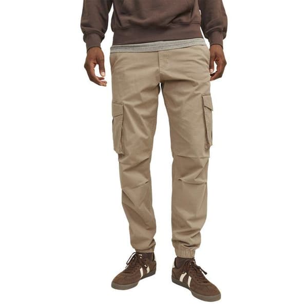 Kane Noah - Cuffed Cargo Pants - Jack & Jones - Herr - Brun