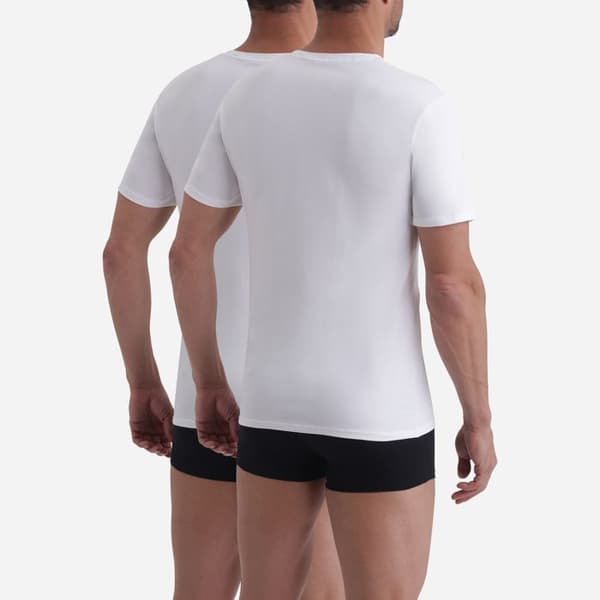 2-pack Andningsbara T-shirts V-ringad Gots Good[] Herr
