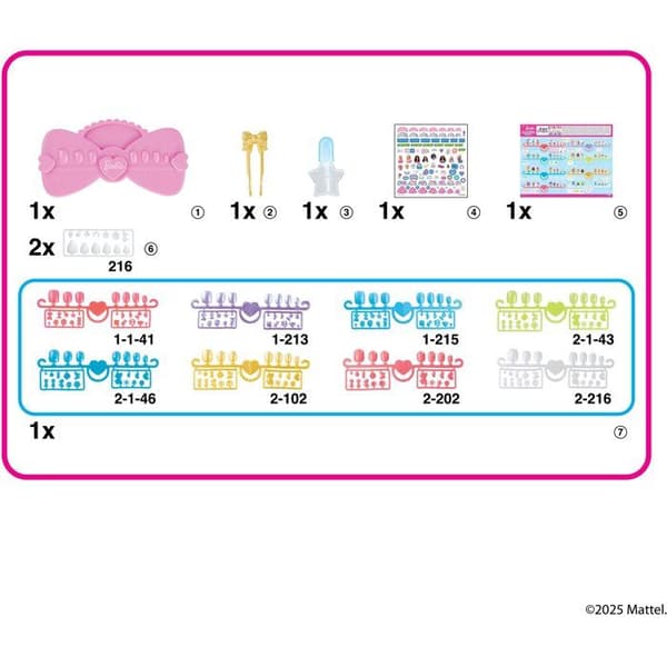 Min Barbie manikyrset - Aquabeads - 35137