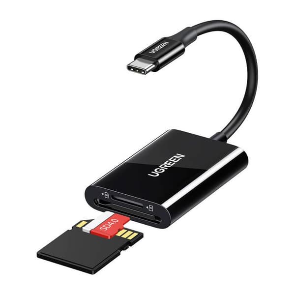 Kortläsare - UGREEN - CM265 - USB-C - 2 i 1 - Svart