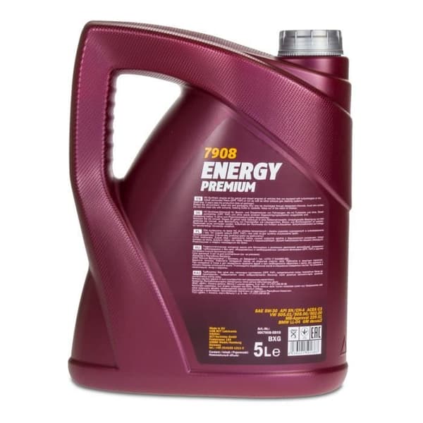 5 liter MANNOL Energy Premium 5W-30, API SN / CF, ACEA C3
