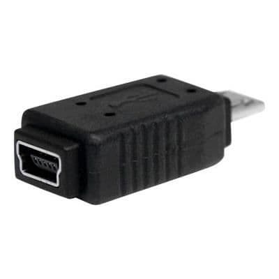 USB 2.0 Micro B till Mini USB Adapter - M/F - USB 2.0 Micro B till Mini USB Adapter - M/F - UUSBMUSBMF