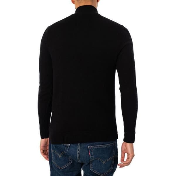 Pull med halvdragkedja Essential Emb - Superdry - Herr - Svart