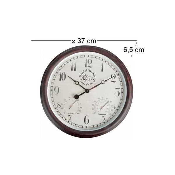 Utomhustermometer hygrometerklocka