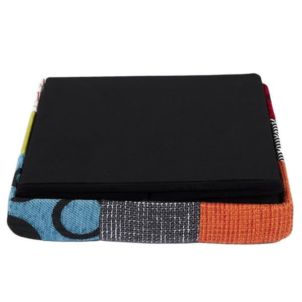 Kista Puff - Hem Deco Fabrik - Fällbar - Patchwork - Flerfärgad