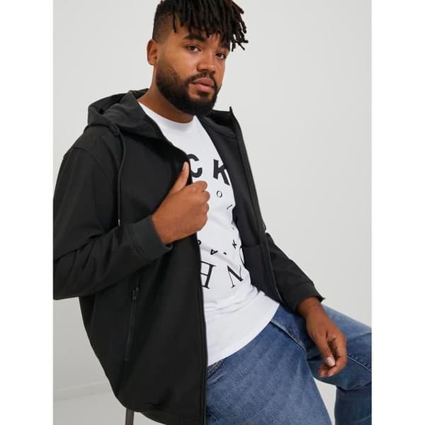 Plus size Jack & Jones Basic Softshell sweatshirt