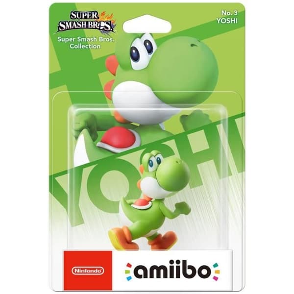 Amiibo Figur - Yoshi nr 3 • Super Smash Bros. Collection