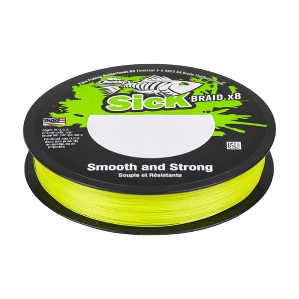 Fiskeledare - Berkley - SICK - 8 trådar PE - Exceptionell känslighet - Smidig glide