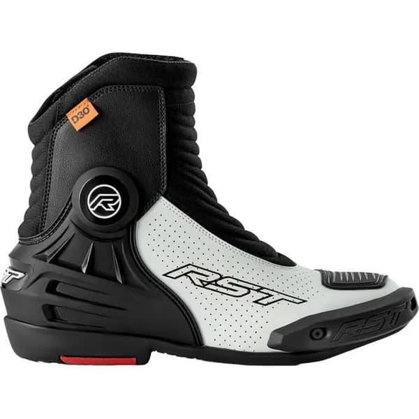 RST TracTech Evo D3O Short motorcykelstövlar - vit & vit & svart