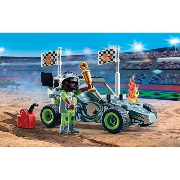 PLAYMOBIL 71044 Promo Pack Stuntshow Stuntman och Buggy
