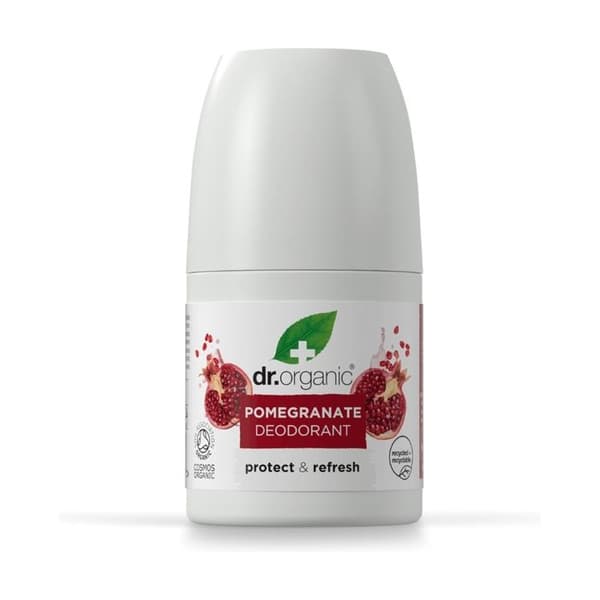 Deodorant Roll On - DR.ORGANIC - Granatäpple - 50ml - Utan aluminiumsalter