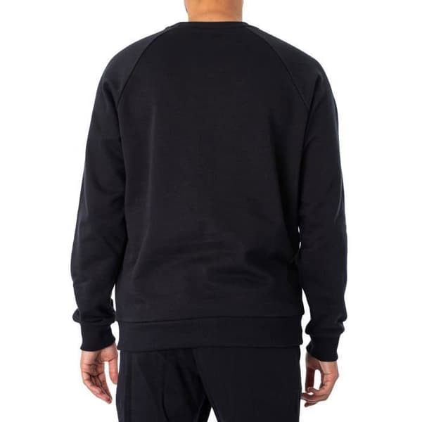 Sweatshirt - UNDER ARMOUR - Svart - Långärmad - Klassisk krage - Broderad logotyp
