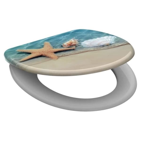 SCHÜTTE Toalettsits med soft close BEACH
