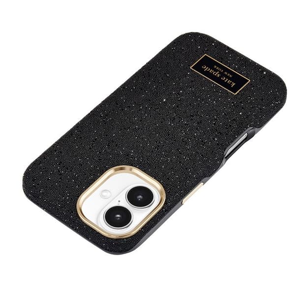 Skyddskal - KATE SPADE - iPhone 16 - Nightfall - Halvstyv - Crystal Pave