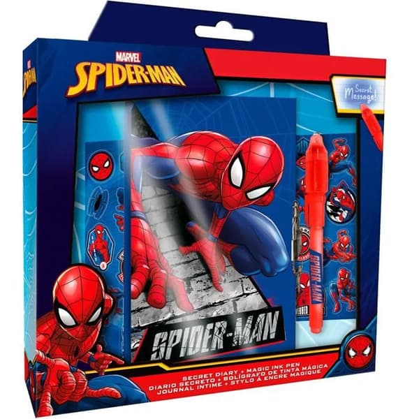 Dagbok och magisk penna Kids Licensing Marvel Spiderman