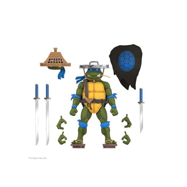 Actionfigur - Super7 - Ninja Nomad Leonardo - 18 cm - Inkluderade tillbehör