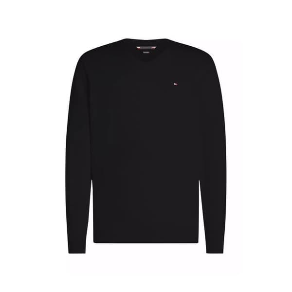 Ikonisk kashmirtröja i bomull - Tommy Hilfiger - Herr