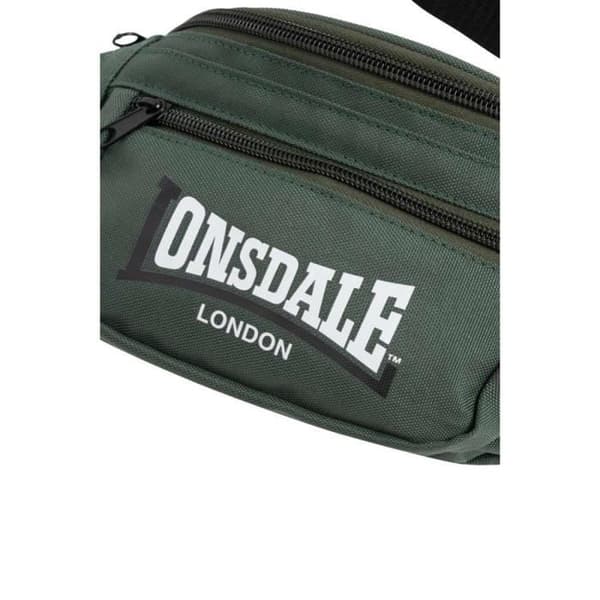 Höftväska - Lonsdale - Hip - Oliv/svart/vit - One size - 100% polyester