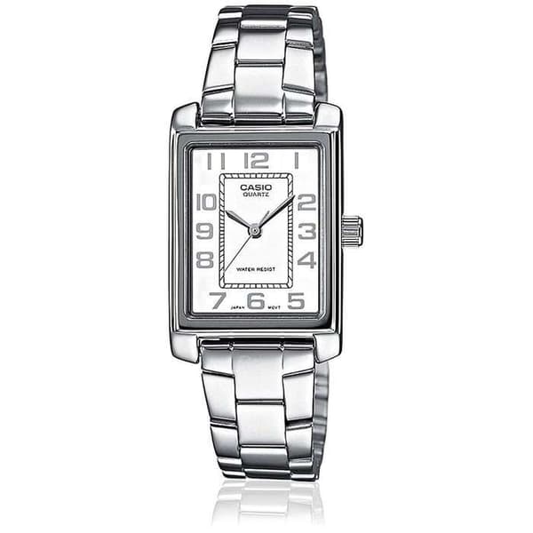 Damklocka - Casio - LTP-1234PD-7BEG - Rostfritt stål - Quartz - 5 atm