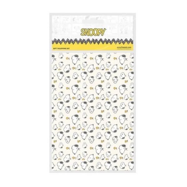 Presentpapper - Set Erik Peanuts - Snoopy - 50x70cm - Mixad - 70g/m²