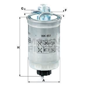 MANN FILTER Bränslefilter WK851