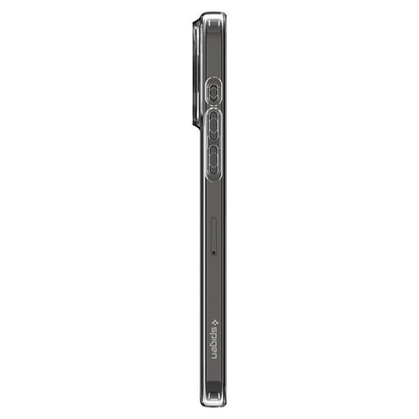 Telefonfodral - SPIGEN - iPhone 15 Pro Max - Transparent - Flexibel - Militarisk skydd