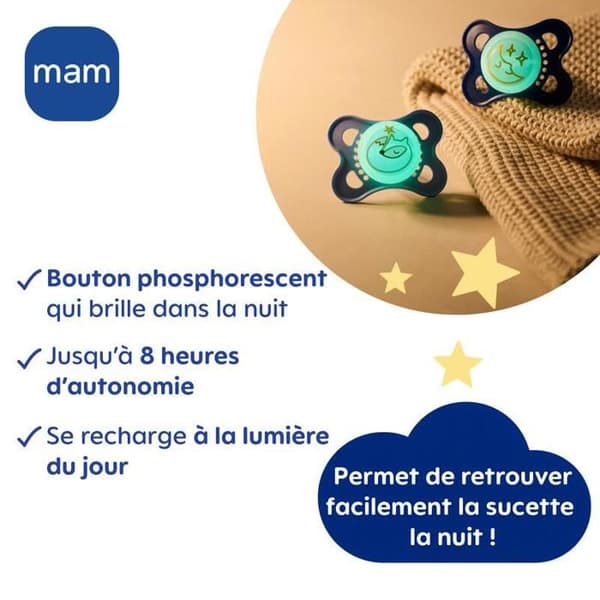 MAM Original Silikon 18 Månader+ – Anatomiska Nappar Dag & Natt x3