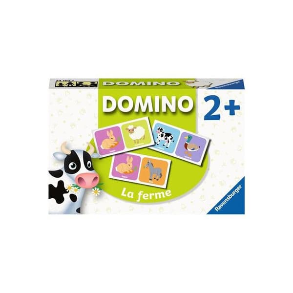 Klassiskt Ravensburger Domino Gårdsdjur