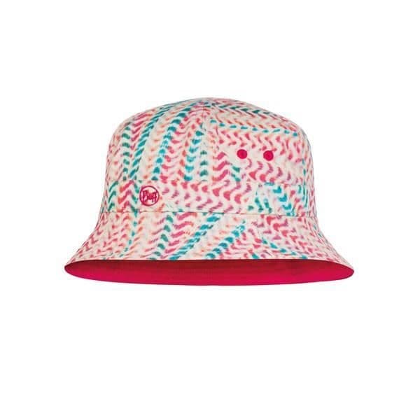 Buff bucket hat junior polyester röd one size