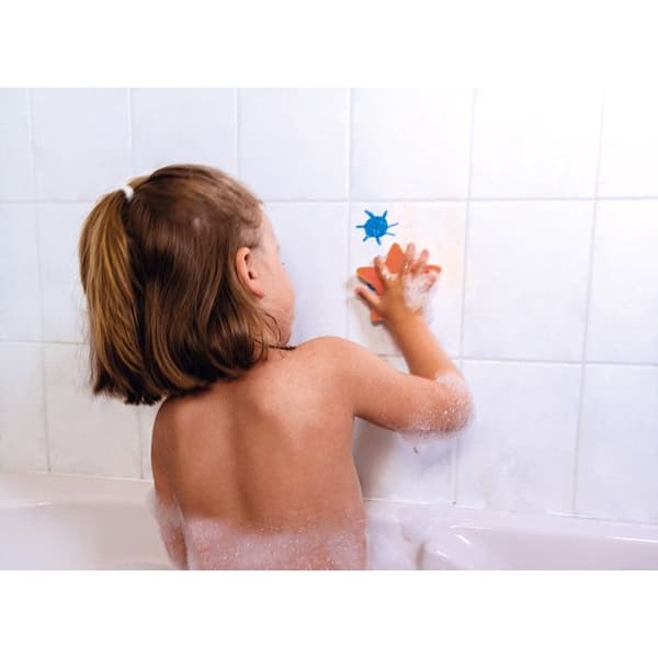 Färgläggning för badet 6 kritor