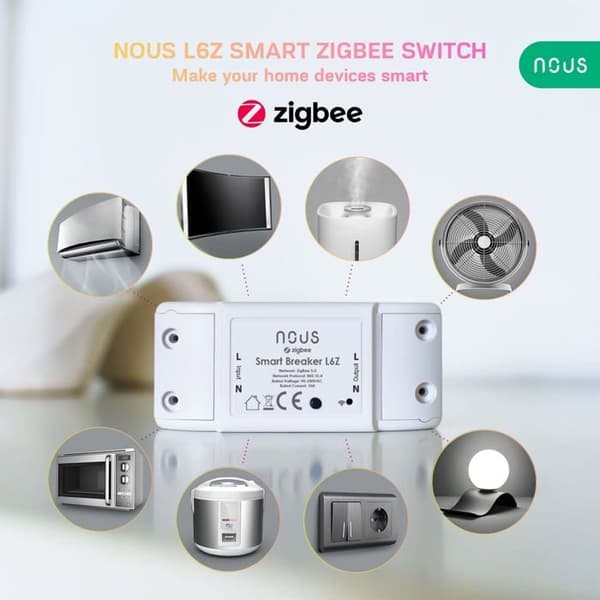 Interrupter - VI - L6Z - Zigbee - 10 A - Röstkontroll