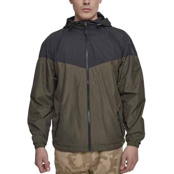 Vindjacka - Urban Classics - TECH - Svart oliv - Herr - Multisport