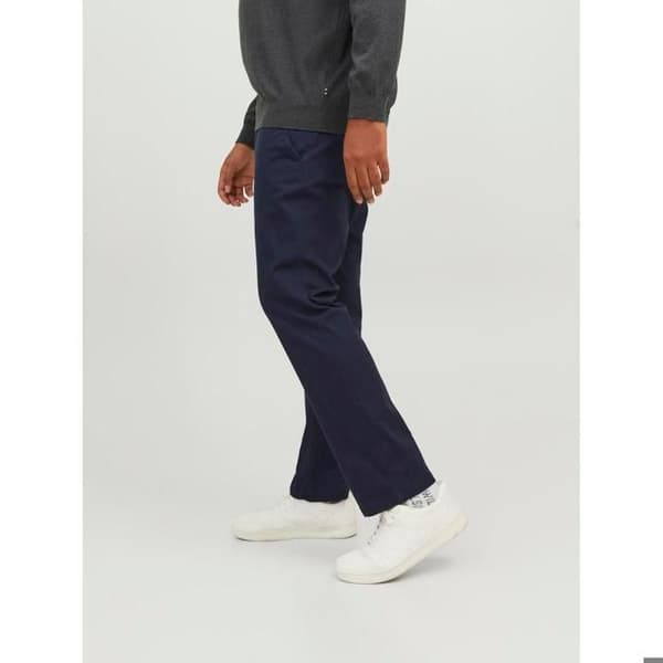 Jack & Jones Marco Dave stora storlek chinos - marinblå