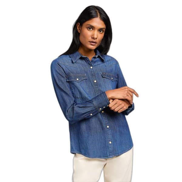 Lee Regular Western jeanskjorta för kvinnor