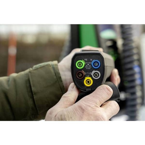 Mätinstrument - FLIR - EV-KIT-2 - Kontroll PE & kablage - Test RCD - Mätning av max ström laddare EV