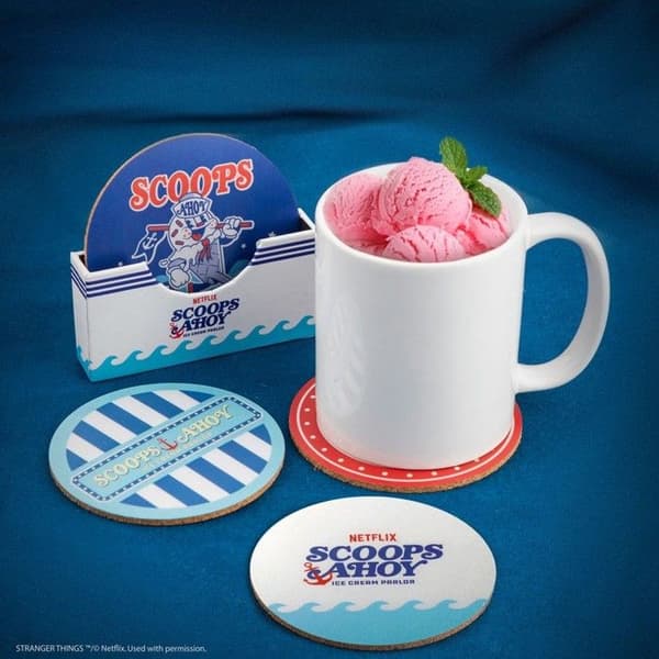 Cinereplicas - Stranger Things - Paket med 4 underlägg Stranger Things