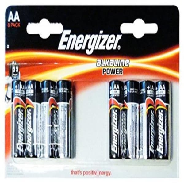 Alkaliska Batterier Energizer E300128000 AA LR6 (8 st) - - - Energizer