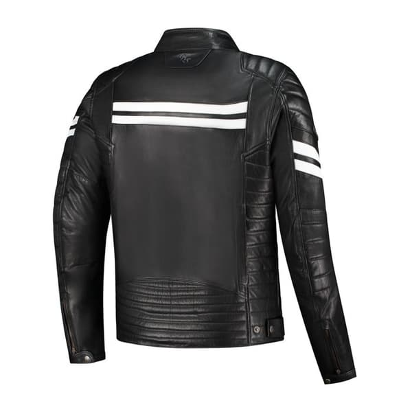Motorcykeljacka i läder Rusty Stitches Jack Steve