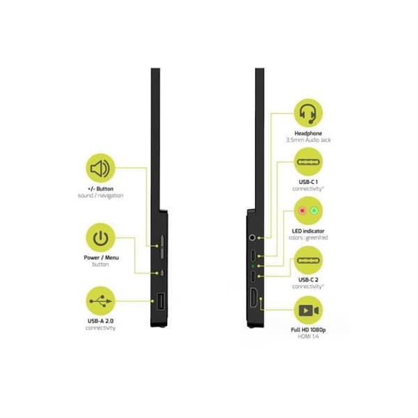 PORT Connect NOMAD - LC-skärm