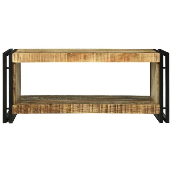 Låg bord 90x50x38 cm Rå mangoträ