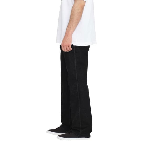 Volcom Modown Denim Svart Rinser Herrbyxor