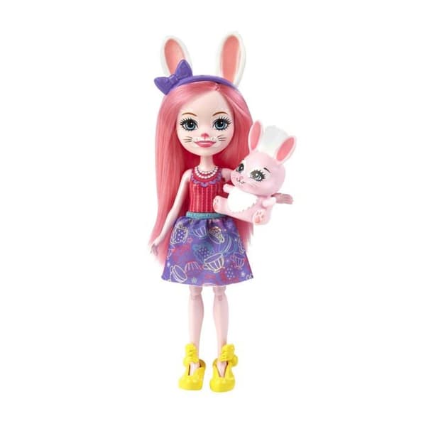 Coffret Goûter Enchanté - Enchantimals - HFF35 - 2 dockor - 2 figurer - 15 tillbehör